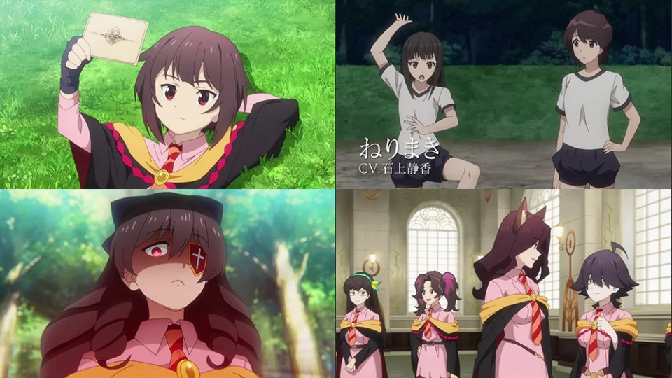 The anime Konosuba Bakuen wo!, on video promotion