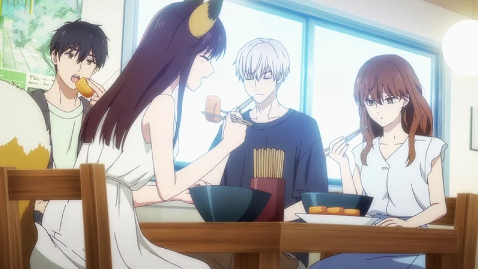 The anime Koori Zokusei Danshi to Cool na Douryo Joshi, on Promotion Video 2