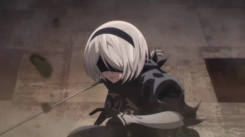 The anime NieR:Automata Ver1.1a, in video promotion