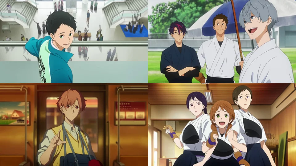 The anime Tsurune Season 2, in video promotion 2