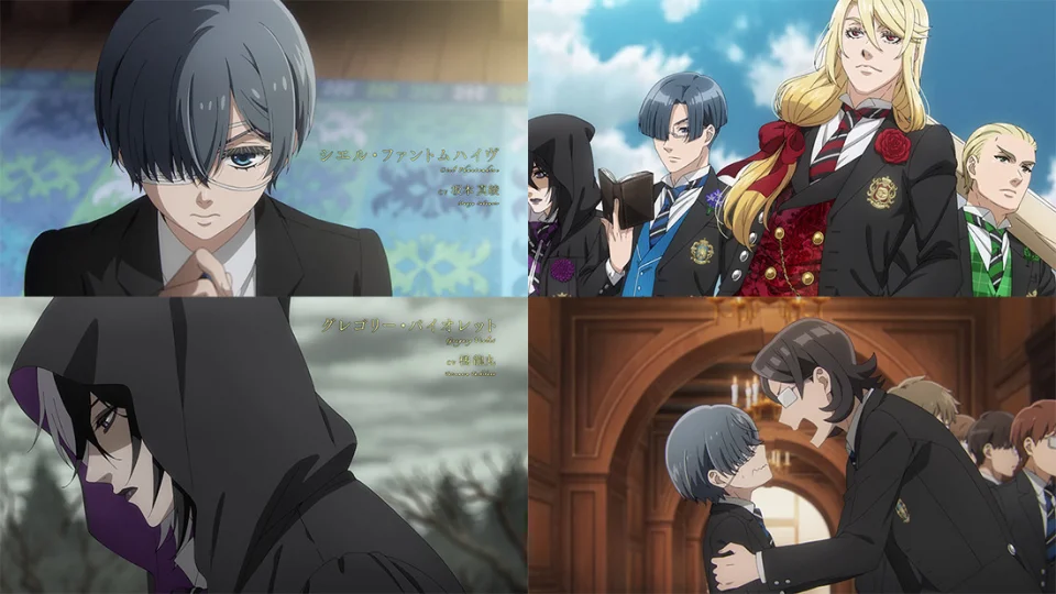 The Black Butler: Public School Arc anime, in character video