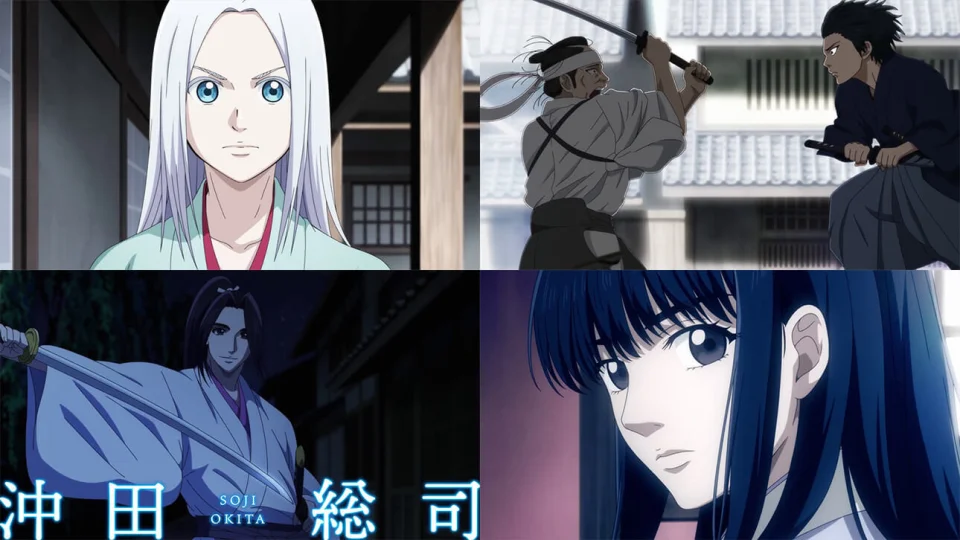 The Blue Miburo anime, in Trailer