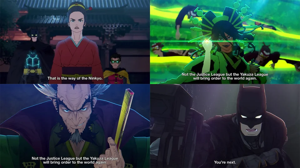The animated film Batman Ninja vs Yakuza League, in Trailer