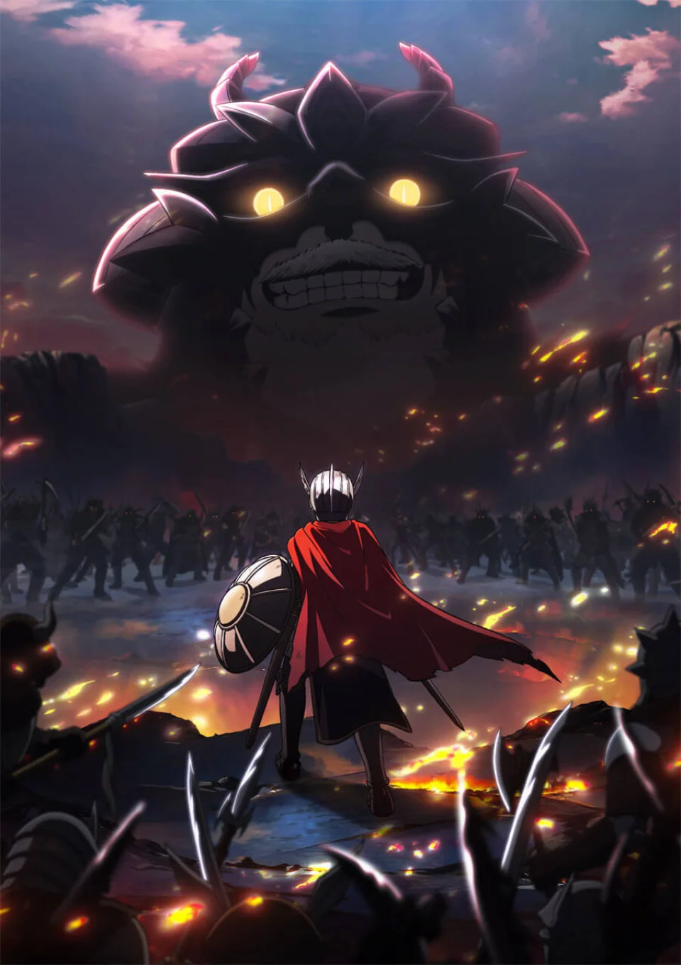 The anime The Barbarian's Bride, teaser poster