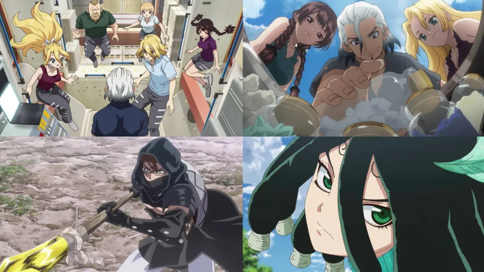 The Dr. Stone Science Future anime, in video teaser