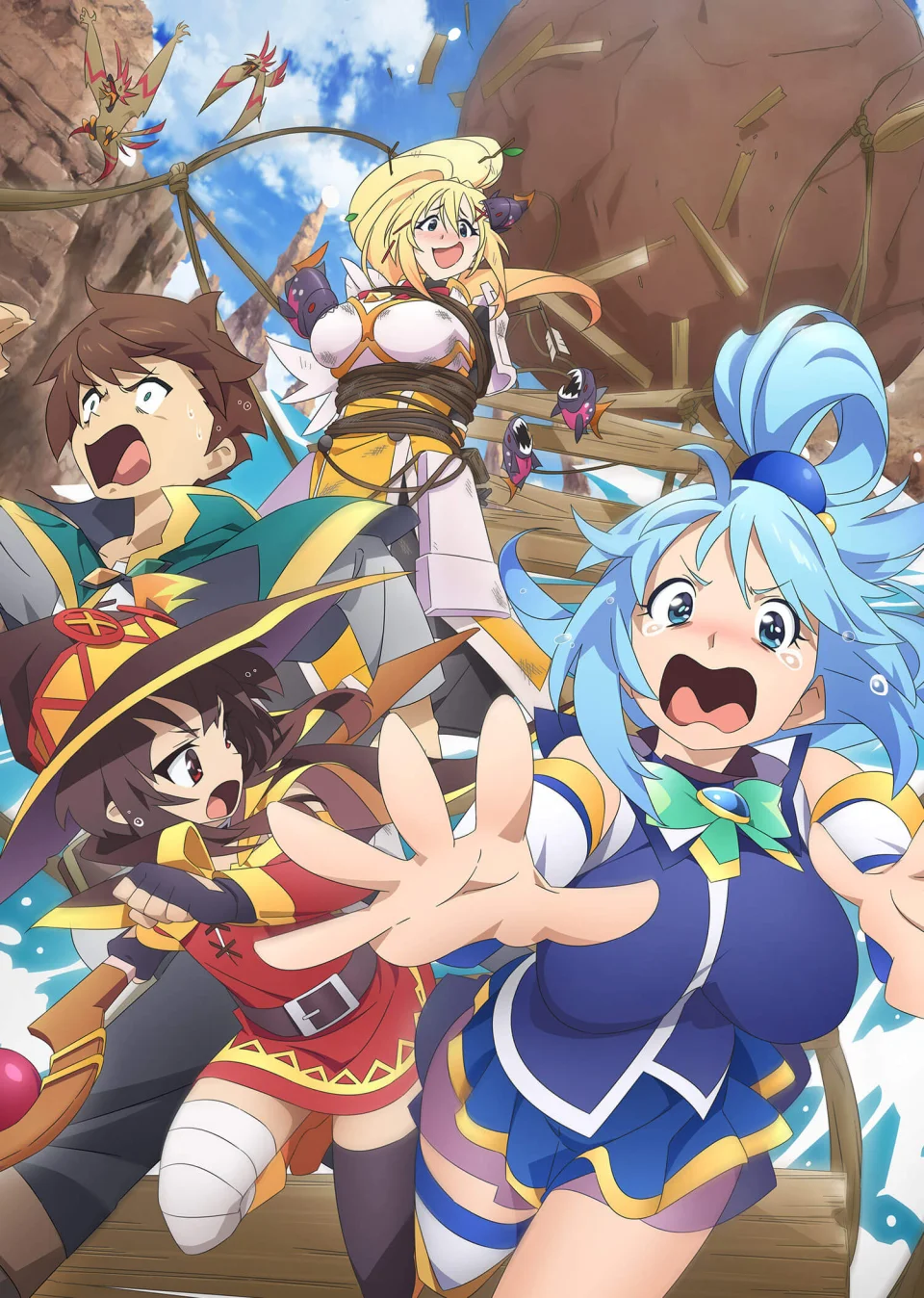 The Konosuba 3 Bonus Stage anime, in video teaser